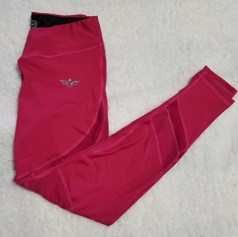 NWOT Flex-n-Flex Pink Full Length Leggings